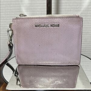 Michael Kors Lavender Leather Wristlet